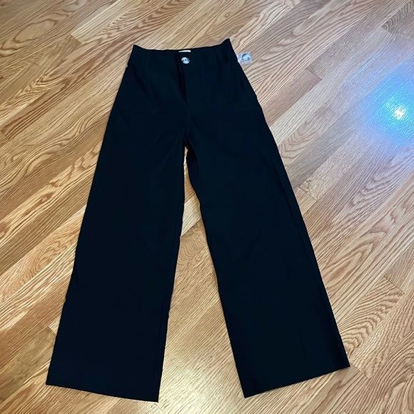 Anthropologie The Colette Cropped Wide-Leg Pants Magic Fabric Size 24 NWT READ - Picture 6 of 13